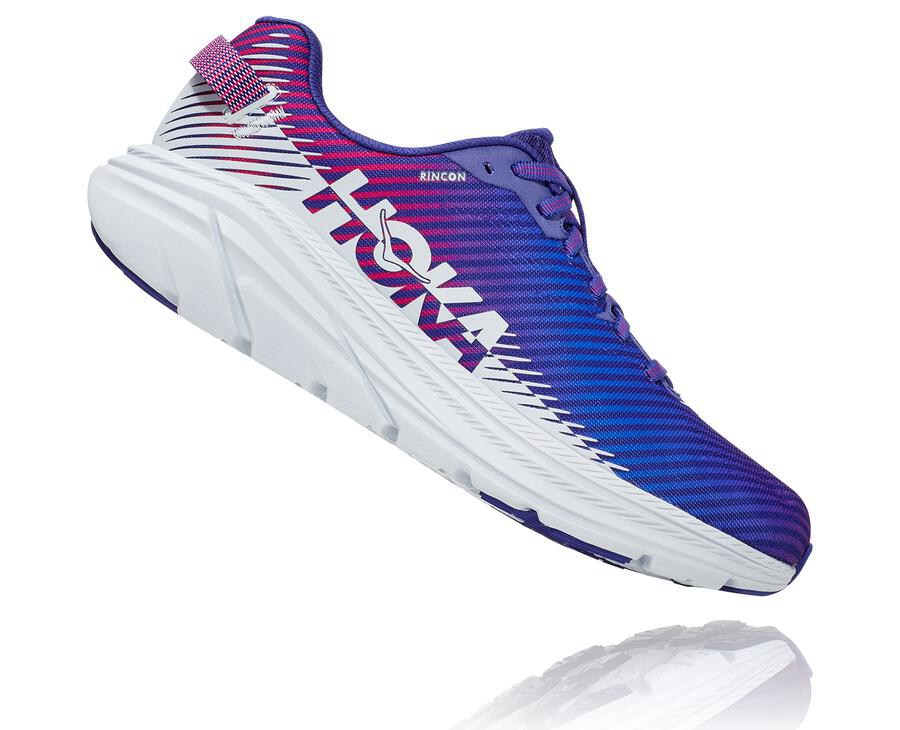 Hoka Australia One One Rincon 2 - Womens Running Shoes Blue/White - EKSCR-5978